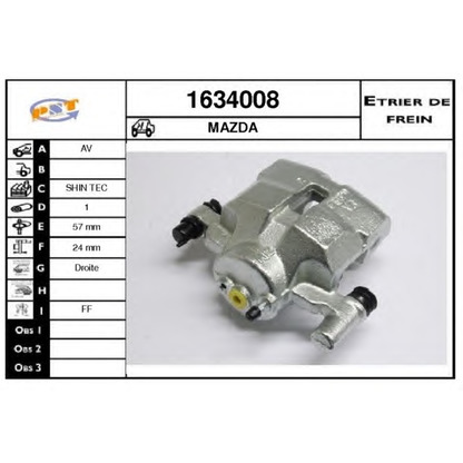 Photo Brake Caliper SNRA 1634008