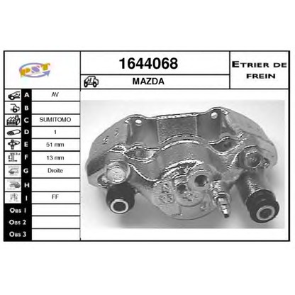 Photo Brake Caliper SNRA 1644068