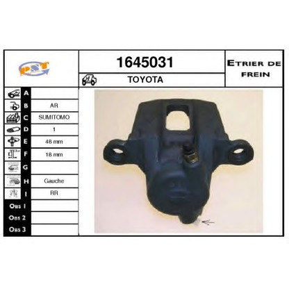 Photo Brake Caliper SNRA 1645031