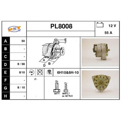 Foto Alternatore SNRA PL8008