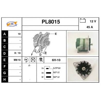 Foto Alternatore SNRA PL8015