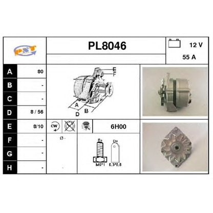 Zdjęcie Alternator SNRA PL8046