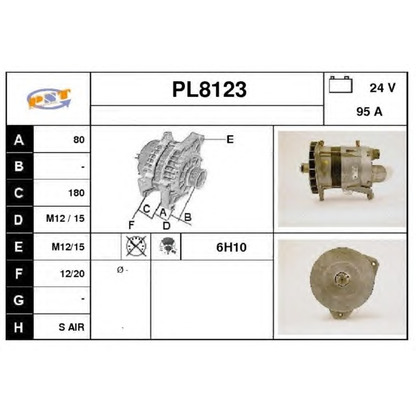 Foto Alternatore SNRA PL8123