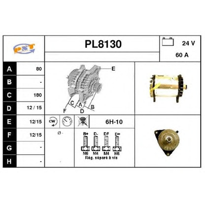 Foto Regolatore alternatore SNRA PL8130