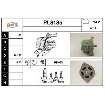 Foto Alternatore SNRA PL8185