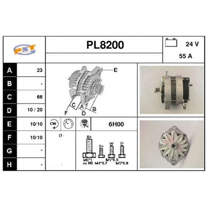 Foto Alternador SNRA PL8200