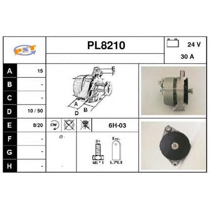 Foto Alternatore SNRA PL8210