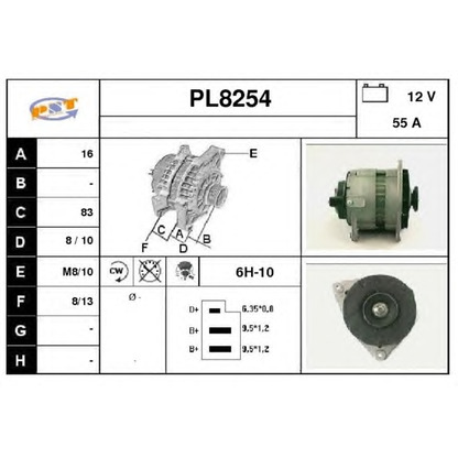 Zdjęcie Alternator SNRA PL8254