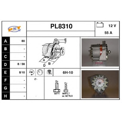 Foto Alternador SNRA PL8310