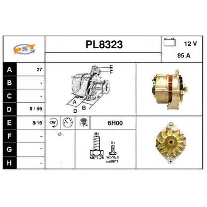 Foto Alternador SNRA PL8323