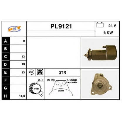 Photo Démarreur SNRA PL9121