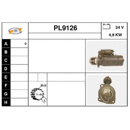 Photo Démarreur SNRA PL9126