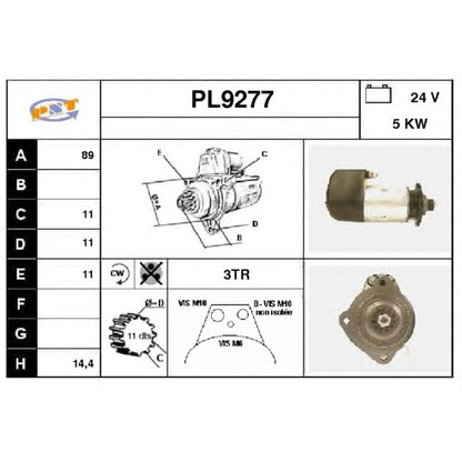 Zdjęcie Rozrusznik SNRA PL9277