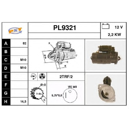 Foto Motorino d'avviamento SNRA PL9321