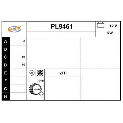 Foto Motorino d'avviamento SNRA PL9461