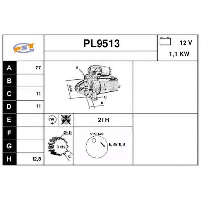 Photo Démarreur SNRA PL9513