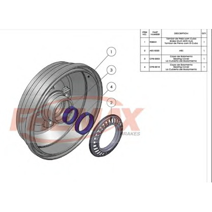 Foto Tamburo freno FREMAX BD8051