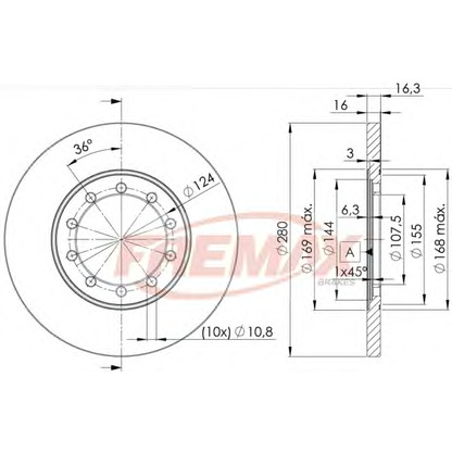 Foto Bremsscheibe FREMAX BD5631