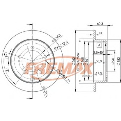 Photo Brake Disc FREMAX BD8326