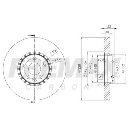 Foto Disco  freno FREMAX BD7304