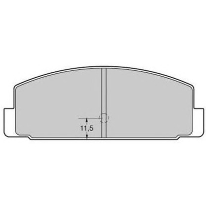 Photo Brake Pad Set, disc brake FREMAX FBP1737