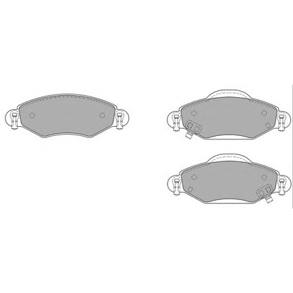 Photo Brake Pad Set, disc brake FREMAX FBP1263