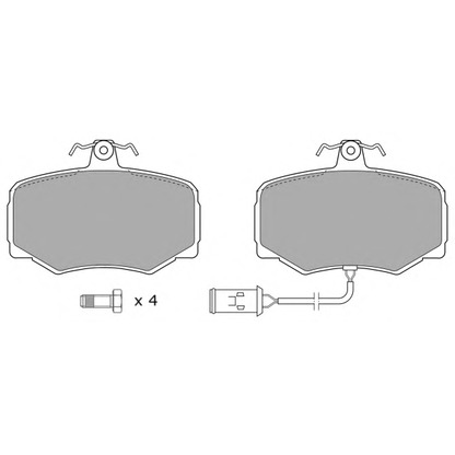 Photo Brake Pad Set, disc brake FREMAX FBP0737