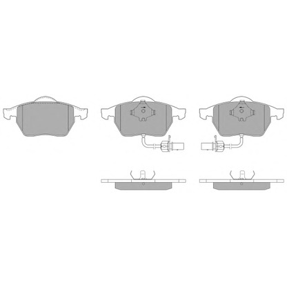 Photo Brake Pad Set, disc brake FREMAX FBP0874