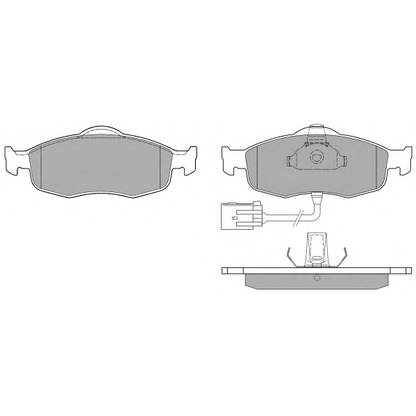 Photo Kit de plaquettes de frein, frein à disque FREMAX FBP090601