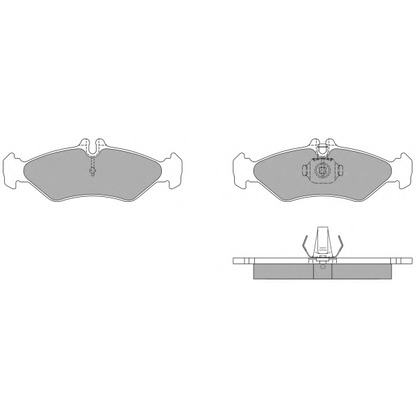 Photo Brake Pad Set, disc brake FREMAX FBP1034