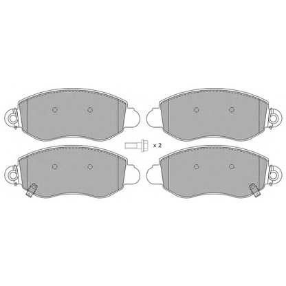 Photo Brake Pad Set, disc brake FREMAX FBP1203