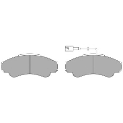 Photo Brake Pad Set, disc brake FREMAX FBP1295