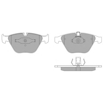 Photo Kit de plaquettes de frein, frein à disque FREMAX FBP1574