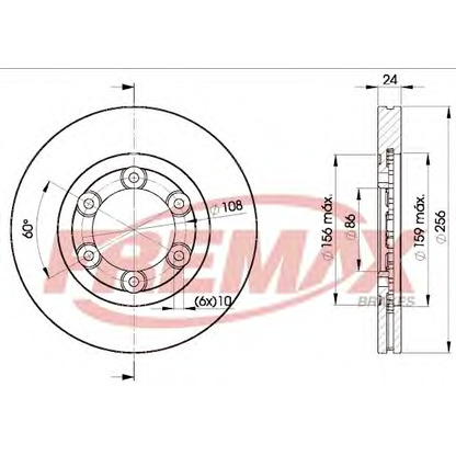 Photo Brake Disc FREMAX BD0007