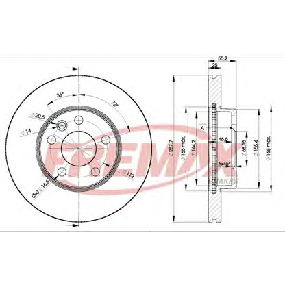 Photo Brake Disc FREMAX BD1093