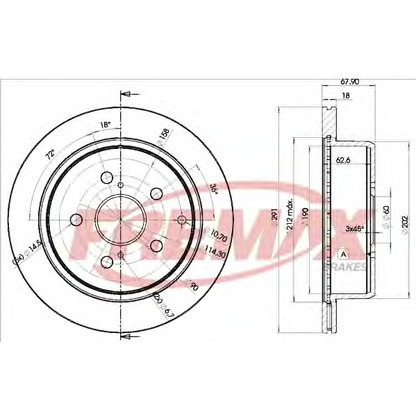 Photo Brake Disc FREMAX BD2082