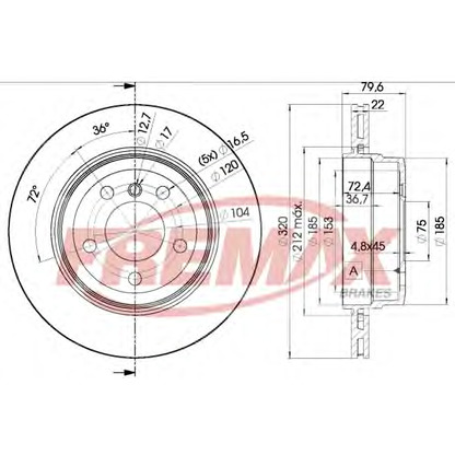 Photo Brake Disc FREMAX BD2218