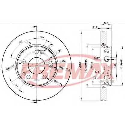 Foto Bremsscheibe FREMAX BD2312