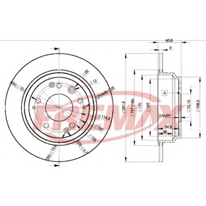 Foto Bremsscheibe FREMAX BD2469