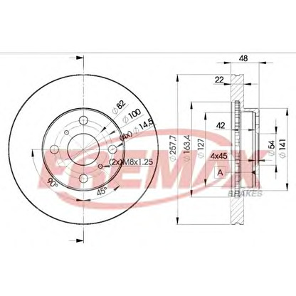 Foto Bremsscheibe FREMAX BD2490