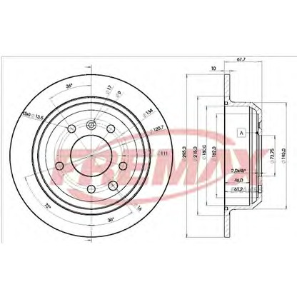 Photo Brake Disc FREMAX BD2511