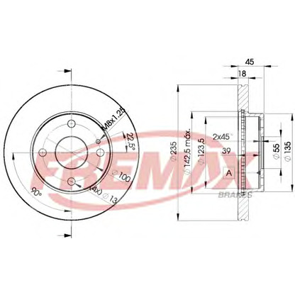 Foto Disco de freno FREMAX BD3254