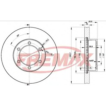 Photo Brake Disc FREMAX BD3520