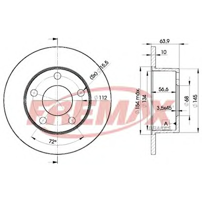 Photo Brake Disc FREMAX BD4060