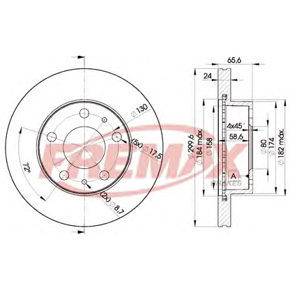 Photo Brake Disc FREMAX BD4682