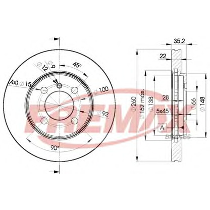 Foto Bremsscheibe FREMAX BD4749