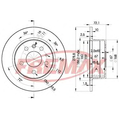 Photo Brake Disc FREMAX BD5500