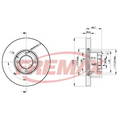 Photo Brake Disc FREMAX BD6011