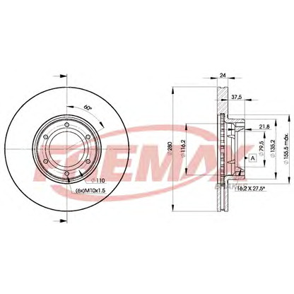 Foto Bremsscheibe FREMAX BD6847