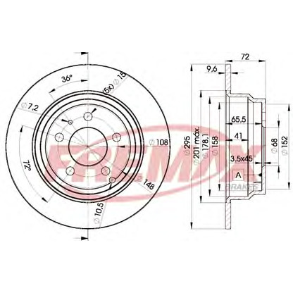 Photo Brake Disc FREMAX BD7940